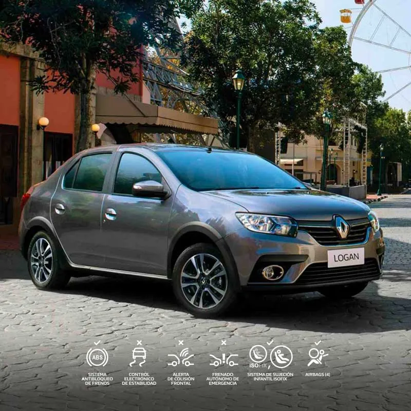 Renault Logan sedán para renta en Colombia